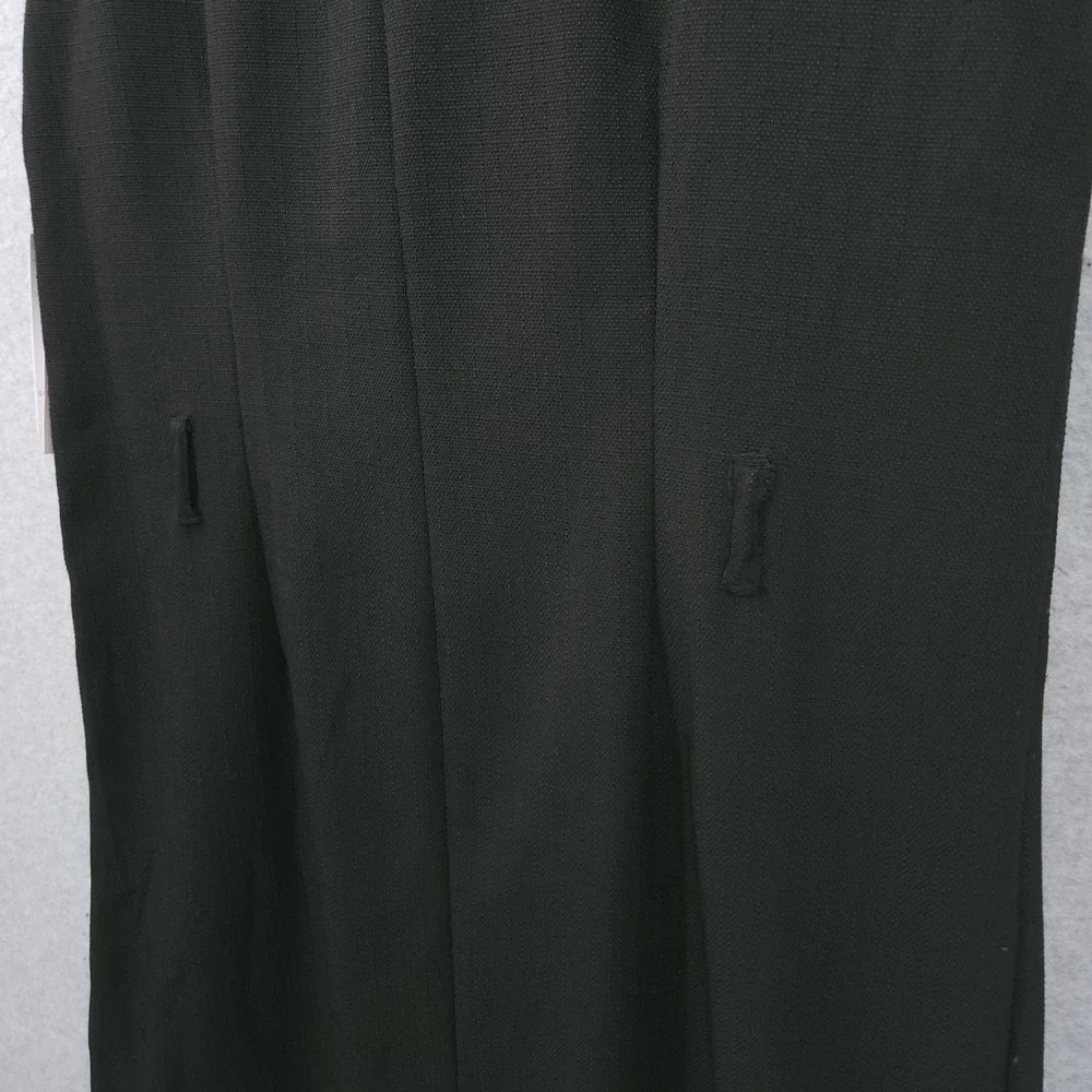 Julia‎ Jordan Sleeveless A Line Button Black Jacket Dress Womens Size 10 READ